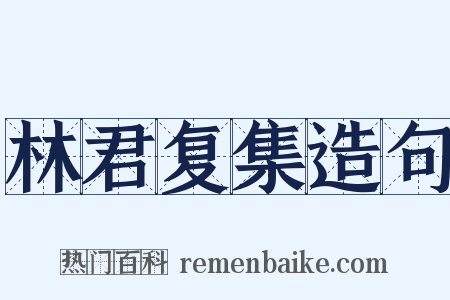 林君复集造句是什么意思的图片